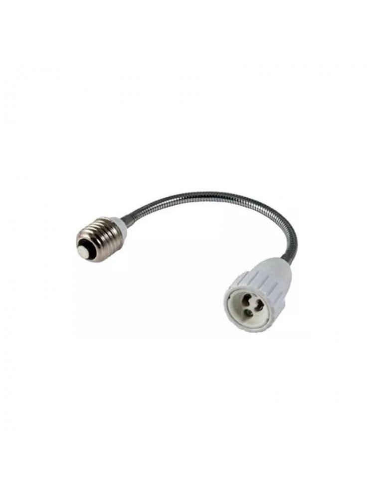 CONVERTIDOR DE E27 A GU10 CON EXTENCION CONVERTIDOR DE E27 A GU10 CON EXTENCION