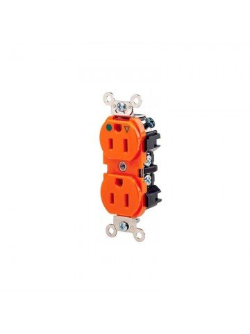 TOMA INCRUSTAR 15AMP NARANJA