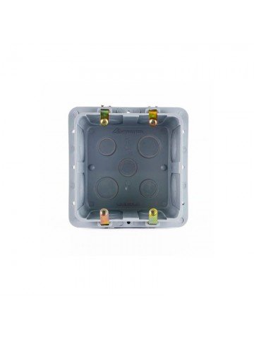 CAJA PVC 10x10 GRIS